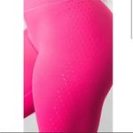 Buffbunny Collection BuffBunny Pink High Rise Airbrush Vibe Perforated Laser Cut 7/8 Leggings Photo 2