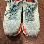 Hoka One One light blue & pink athletic running 11 sneakers Photo 4