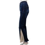 Lucky and Blessed Dark Wash High Rise Lace Inset Western Flare Jeans Size 12 Photo 1