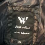 White Mark black hooded puffer coat with detachable hood. Size 1X Photo 1