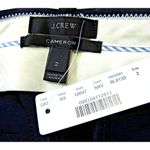J.Crew NWT Slim Crop Cameron in Navy Blue Four Season Stretch Pants 2 Photo 2