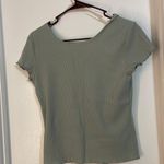 No Boundaries Cute Green Shirt  Photo 1