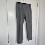 Gray women’s chino ankle length office wear relaxed pants size small Photo 1