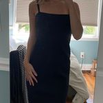 Helmut Lang Navy Blue Dress Photo 3