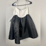 Anthropologie  Black and White Bow Cocktail Dress Photo 5