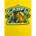 Vintage 1989 Rare Camel Cigarette Joe Cool Short Sleeve T Shirt Size‎ XL Yellow Photo 3