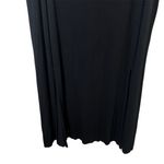 Chico's  Women's Black Maxi Skirt Sz  US 20 / 22 Long Elastic Waist Casual Slits Photo 2