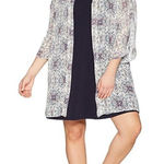 WALLFLOWER Sleeveless Kimono Dress NWT 1X White Photo 0