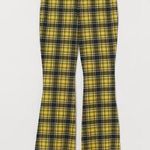 Divided Slit Detail Jazz Plaid Pant Photo 0