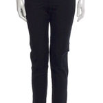 Reformation trendy high rise cropped straight leg pants zipper detail size XS Photo 0