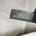 Anthropologie NEW AQUA Leather Suede Fringe Jacket Blazer Coat Western Black Medium Photo 7