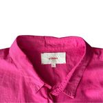 Xirena Channing Short Sleeve Button Down Cotton Poplin Shirt Pink Plum Classic Photo 3