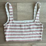 Privacy Please Striped Crop Tank Photo 5