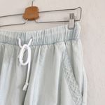Soft Surroundings Chambray Jogger Drawstring Pants Size S Photo 8