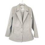 Anthropologie Pilcro Womens Academia Career Pinstripe Work Blazer Size M Gray Size M Photo 4