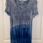 American Eagle Soft & Sexy Tie Dyed Criss Cross Top Photo 0