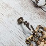 Vintage Screw Back Earrings Multi Stand Tan Dangle Long Statement Photo 3