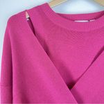 NWT Sovere Legacy Wool Blend Knit Combo Dress in Magenta Pink Size Small Photo 2