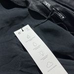 ZARA NWT Woman Satin Effect Asymmetric Chain Top Black Top Size M Blogger Fave Photo 8