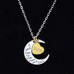 I LOVE YOU Dear Son Heart Pendant Necklace Multiple Photo 2