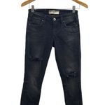 Genetic Denim Genetic Los Angeles Crawford Low Rise Jeans With Knee Rips Size 24 Photo 1