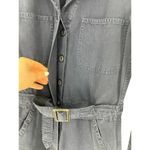 NILI LOTAN Marie Belted Cotton Jumpsuit Blue Size XS Photo 7