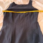 Laundry by Shelli Segal  Shift Dress Navy With Embroidered Flowers Sleeveless 12 Photo 4