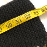 Black fuzzy crochet scarf #goth #grunge #whimsygoth Photo 3