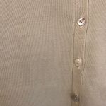 Rena Rowan Rena‎ Rowan button down tan cardigan Photo 3