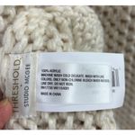 Threshold Studio McGee Womens Shawl Poncho Sweater Cream Chunky Knit Boho OSFM Size undefined Photo 5