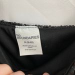 No Boundaries  Black Sequin Crop Tank Top Womens M FLAW Going Out Party Glam NYE Photo 8