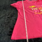 Nike Pink V-neckShirt Sleeve Dri-fit Gym Shirt Size Medium Photo 8