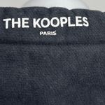The Kooples Black Embroidered Flower Long Sleeve Hoodie Hooded Sweatshirt Top S Photo 3