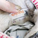 Yodelers • vintage 70s fur trimmed boots black suede faux fur lace up ankle Size 6.5 Photo 6