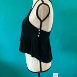 Stone Cold Fox  Liam black tank crop top in size m/l Photo 4