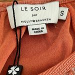Molly Bracken  Shimmery Sleeveless Top Copper Orange Size S Photo 5