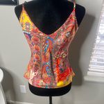 L'Agence L’AGENCE LEXI camisole in multi paisley scarf small $150 NWOT Photo 12