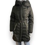 Kensie Parka Puffer Coat with Hood Army Green Size Small Winter Puffer Coat Jacket Photo 2
