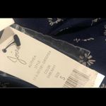 Joie -  Dark Navy Blue Alithea Floral Asymmetrical Silk Midi Dress Size Sma… Photo 4