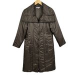 Vince  Quilted Puffer Longline Packable Lightweight‎ Water Resistant Coat Size M Photo 1