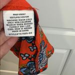 Collective Concepts  Krissa Keyhole Halter Blouse Red Sleeveless Large NWT Photo 4