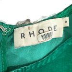 RHODE Mini Velvet Pia Dress in Green, Size US 0 Green Photo 5