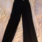 H&M Wide Large High Waist Black Jeans Photo 0