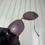 Y2K Tortoiseshell Square Sunglasses ā Purple Tint Lenses Brown Photo 7