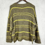 Aerie oversized sweater womens medium green grandpa mohair wool blend boho Photo 7