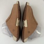 Ulu Sandals Leather Tan Sun Design Embossed Slip On Boho Lagen Artsy Comfort 9 Photo 4