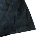 Faded Glory  Retro Vintage Y2K Genuine Leather Black Suede Skirt Size Medium Photo 7