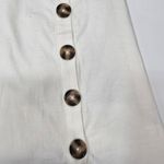 LPA  Button Up Midi Skirt in White Small Photo 5