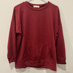 Red Long Sleeve Sweatshirt Size M by Perfect Peach Size M Photo 0