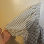 Sienna Sky  Small S Checkered Light Tan White Checkered Scoop Oversized NEW NWT Photo 2